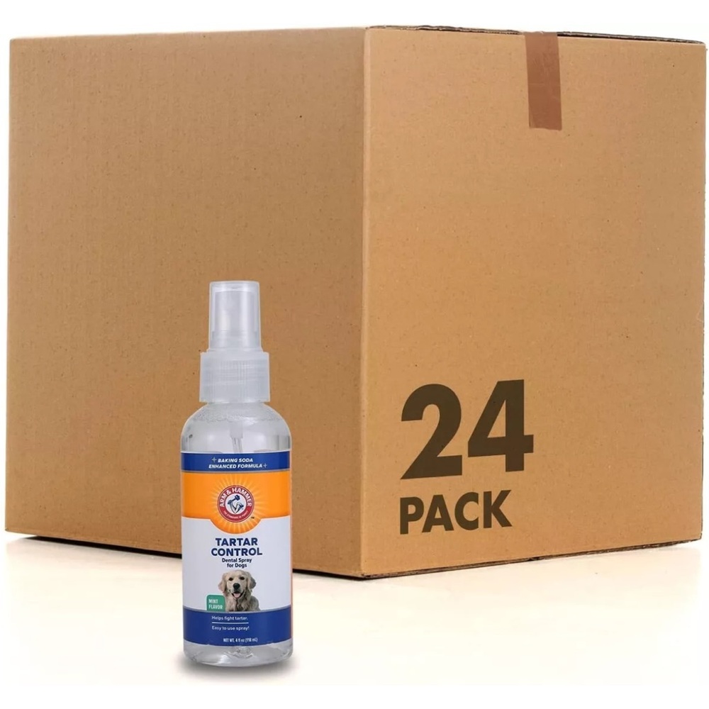 Arm & Hammer Tartar Control Dental Spray for Dogs, Mint Flavor  (24 Bottles)
